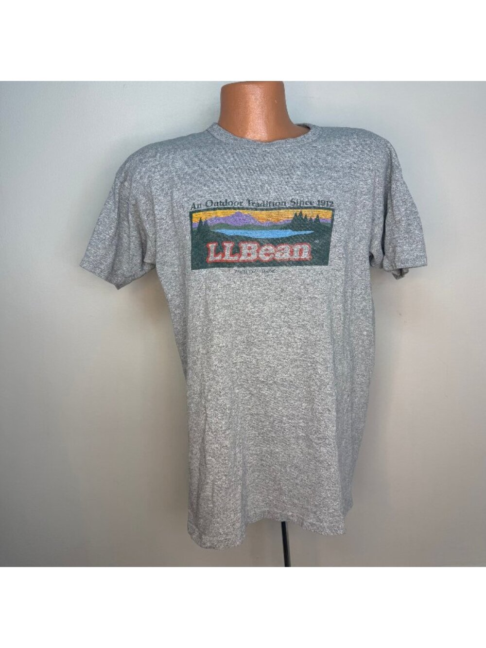 Vintage 1980s L.L. Bean Made by Champion T-Shirt, 80s Collaboration, Size Large